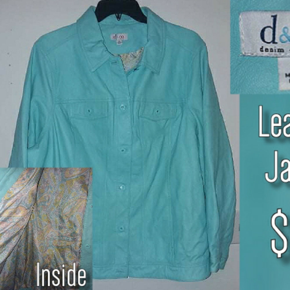 d&co. Faux Leather Jacket
